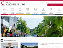Tablet Screenshot of cloppenburg.de
